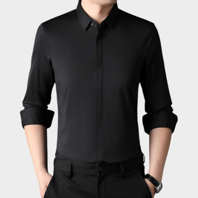 Mitchel™ | Camisa elástica sin arrugas para hombre