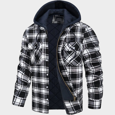 Julius™ | Chaqueta a cuadros con cremallera