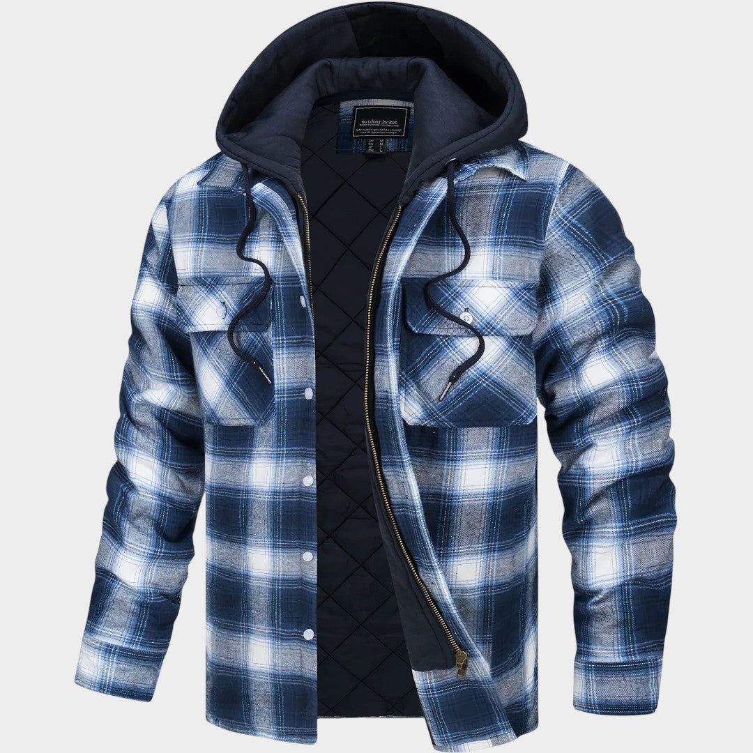 Julius™ | Chaqueta a cuadros con cremallera