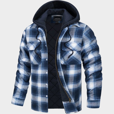 Julius™ | Chaqueta a cuadros con cremallera