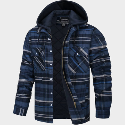 Julius™ | Chaqueta a cuadros con cremallera