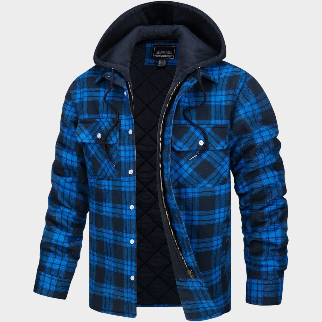 Julius™ | Chaqueta a cuadros con cremallera