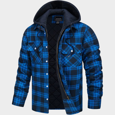 Julius™ | Chaqueta a cuadros con cremallera